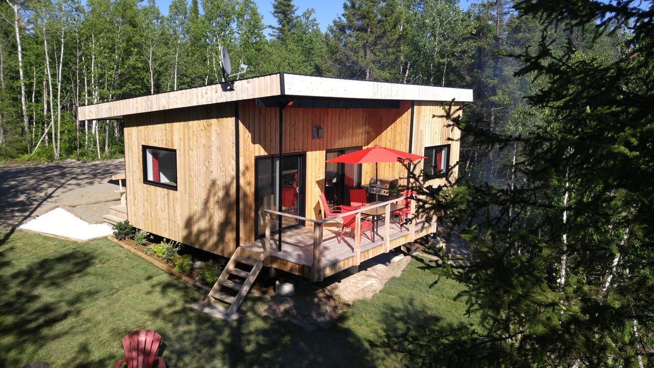 Residence Touristique Lodge Des Bois Saint-Félix-d'Otis Buitenkant foto