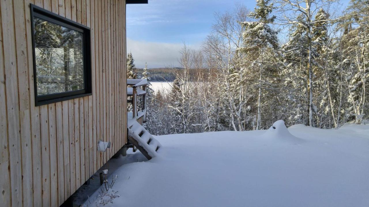 Residence Touristique Lodge Des Bois Saint-Félix-d'Otis Buitenkant foto